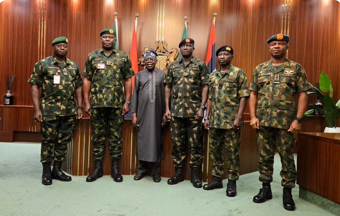 Details Of Meeting Between President Tinubu And New Service Chiefs Emerge